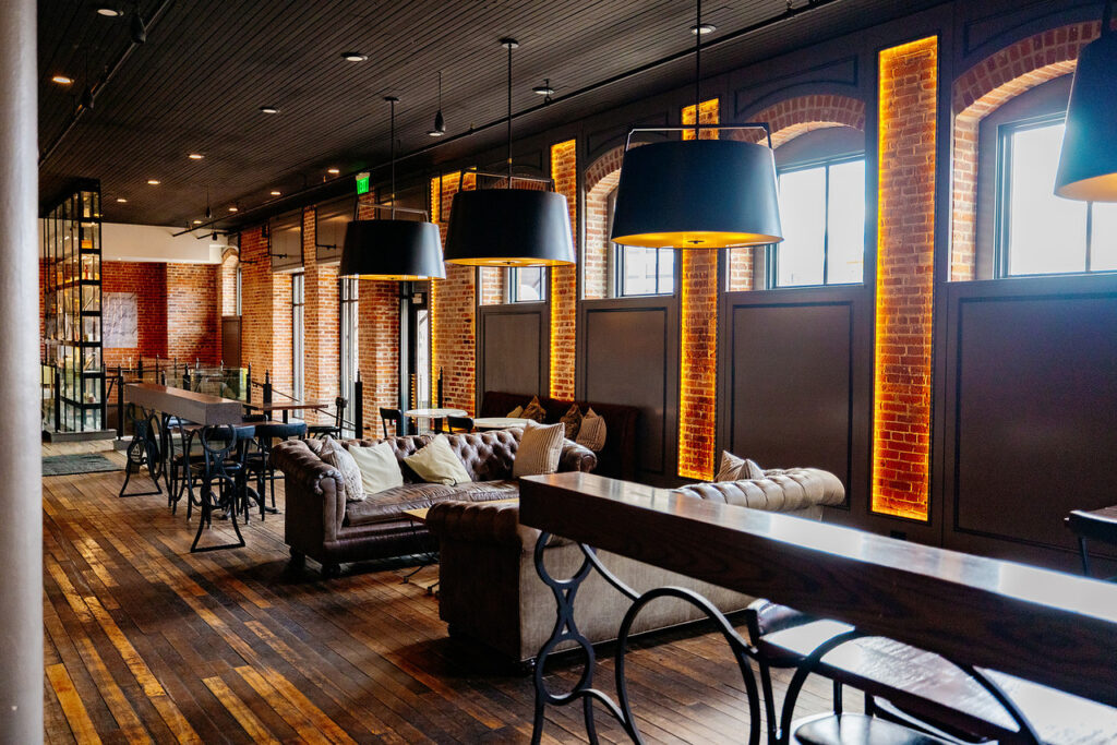 The Lobby and Lounge at the Charmant Hotel